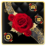 Black Luxury Red Rose Theme