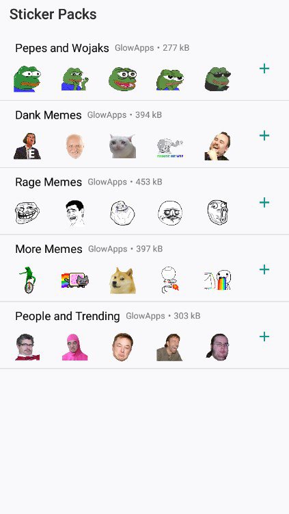 Meme Stickers para WhatsApp