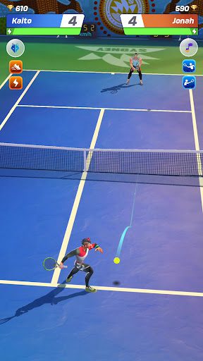Tennis Clash: Juego JvJ