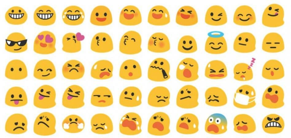 emojis creados por Google Hangouts.