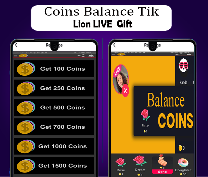 Coins for TikTok Video Live