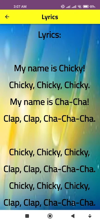 My name is chicky